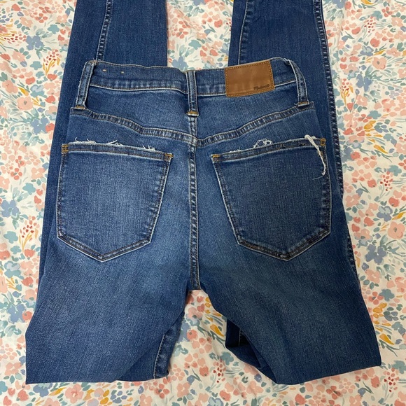 Madewell 10" High-Rise Skinny Jeans: Drop-Hem Edition - Picture 6 of 6